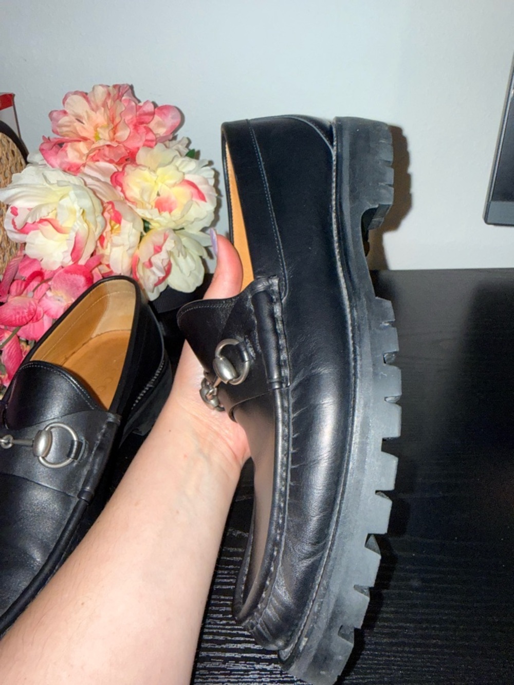 Gucci Men’s Black Leather Horsebit Loafers Size 8 US | Authentic | Made in Italy - Picture 14 of 16